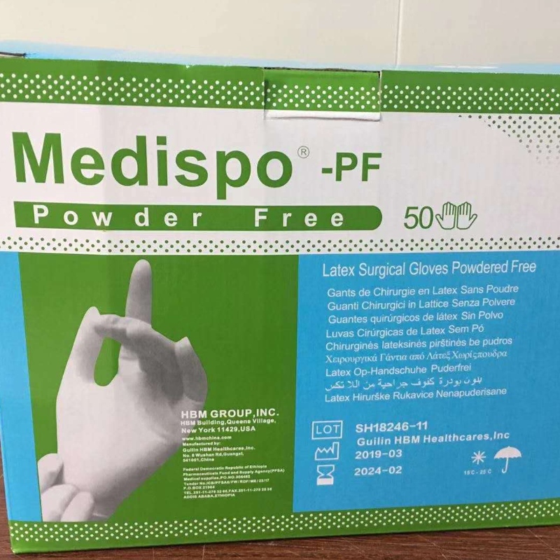 Aseptic Latex gloves