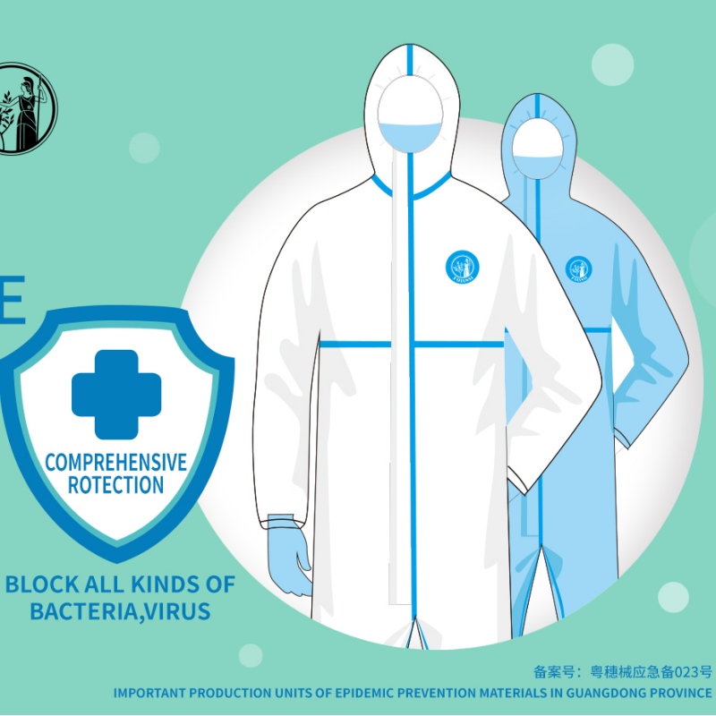 FOLUNSI Disposable Medical Protective Coveralls